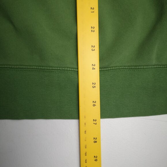 Gap Factory Men's Size XL Green Terry Lined Loose Fit Round Neck Sweat Shirt - Picture 8 of 12